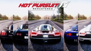 Need for Speed™ Hot Pursuit Remastered All Hypercars Top Speed Battle