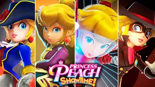 PRINCESS PEACH SHOWTIME All Peach Transformations + Gameplay 4K ULTRA HD