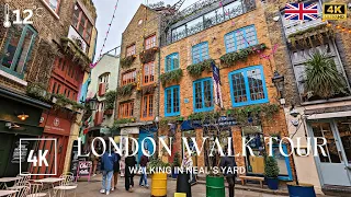 London Virtual Walk 2023 from Burnswick Shopping Centre to Neal’s Yard London Pass British Museum 4K