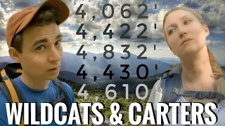 😳 15 HOURS hiking in the White Mountains 😵 | Wildcats and Carters | NH 48