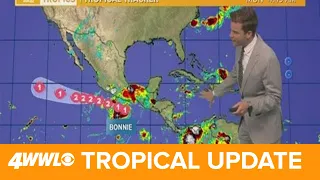 Tropical Update: Bonnie  now in the Pacific Ocean