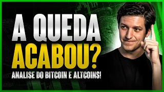 A QUEDA ACABOU??? ANALISE DO BITCOIN E ALTCOINS!