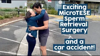 MicroTESE Surgery and IVF Cycle #15 Egg Retrieval | We go in for Couple's Surgery! | Part 1