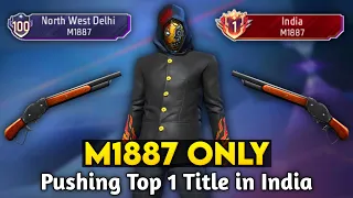 Pushing Top 1 Title In m1887 | Solo Br Rank Weapon Glory Push Ep-18 | Realme 9 SE