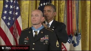 Obama Awards Medal of Honor to Army Soldier for Combat Bravery in Afghanistan (Full Ceremony)