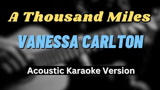 A Thousand Miles - Vanessa Carlton LOWER KEY (Acoustic Karaoke Version)