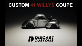 Custom Hotwheels 1941 Willys Coupe