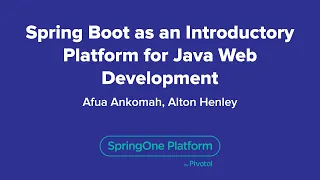 Spring Boot as a Teaching Tool: An Introductory Platform for Java Web Development