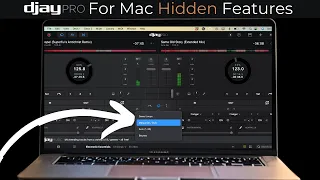 Djay Pro for Mac Hidden Drop Down Menus