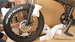 Распаковка и сборка элекровелосипеда MINAKO F -10