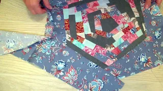 МЕЛАНЖЕВЫЙ КРЕЙЗИ ПЭЧВОРК! Быстрая и легкая сборка! DIY  CRAZY PATCHWORK