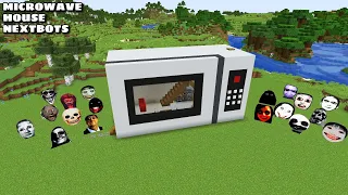 SURVIVAL MICROWAVE HOUSE WITH 100 NEXTBOTS in Minecraft - Gameplay - Coffin Meme