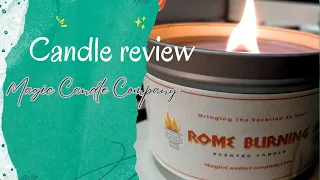 Review of candles from the Magic Candle Company