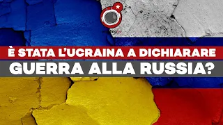 David Colantoni - Le prove definitive che è stata l' Ucraina a dichiarare guerra alla Russia