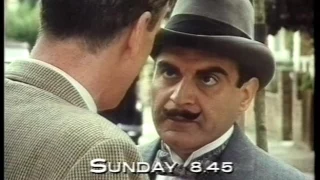 7 January 1989 LWT - First Agatha Christie's Poirot trail