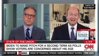 Senator Coons appears on CNN's The Lead with Jake Tapper on March 7, 2024