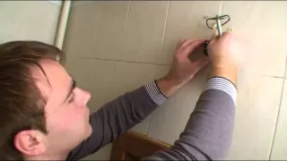 Fan installation in a bathroom