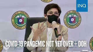 COVID-19 pandemic not yet over – DOH | #INQToday