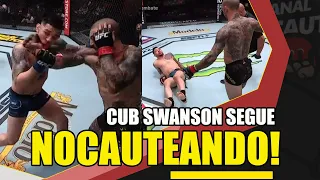 CUB SWANSON NOCAUTEOU PINEDA / TORRES VENCE FÁCIL/ DESTAQUES DO CARD PRELIMINAR UFC 256