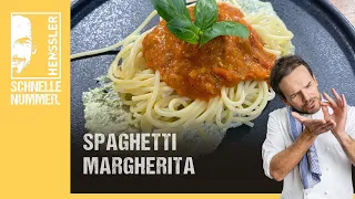 Schnelles Spaghetti Margherita Rezept von Steffen Henssler | Günstige Rezepte