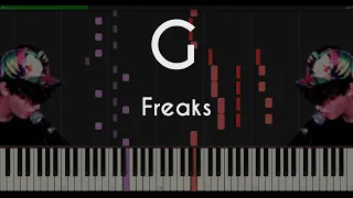 Freaks - Surf Curse (Piano Tutorial) +SHEET