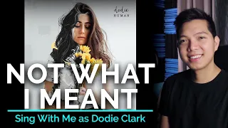 Not What I Meant (Male Part Only - Karaoke) - Dodie Clark ft. Lewis Watson