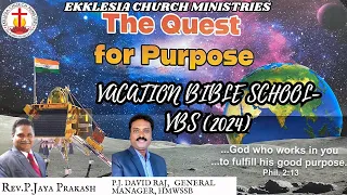 Ekklesia Church Ministries VACATION BIBLE SCHOOL 1st May, 2024