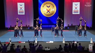 Team USA Jr Coed Elite ICU World Cheerleading Championship 2024 Semi Finals