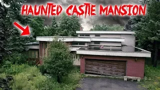 EXPLORING ABANDONED HAUNTED CASTLE MANSION UNCUT!! *WE MADE A SCARY DISCOVERY* | MOE SARGI