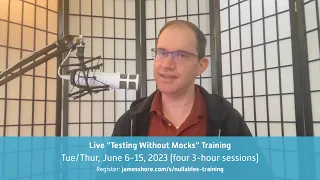 “Testing Without Mocks” Training - June 2023 (online)