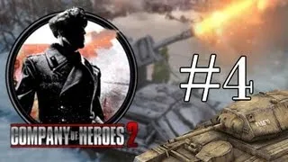 Company of Heroes 2 Let's Play Walkthrough Gameplay - The Miraculous Winter- Part 4