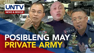 Cong. Teves, posibleng may private army base sa mga nakuhang armas sa property nito – AFP, PNP