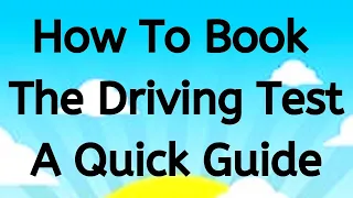 BOOK the DRIVING TEST Online - (A Quick Guide) @drivingtestwizard2569