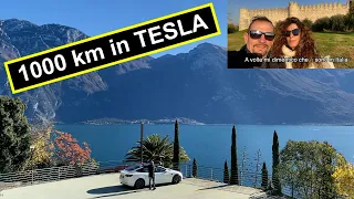 Oltre 1000 km in un weekend! ⚡️In TESLA al LAGO DI GARDA, Salò e dintorni ✌🏻