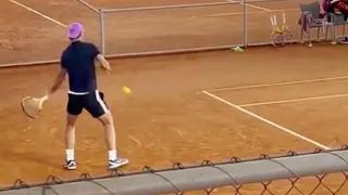 Rafael Nadal Forehand Practice NEW  , Madrid open 2022