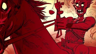 Gorillaz -  Rhinestone Eyes. Storyboard film with live audio