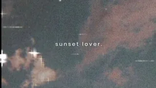 Petit Biscuit - sunset lover instrumental ( looped, slowed + reverb) A e V D