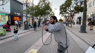 Jewish song made people go crazy on 3rd street promenade | Hava Nagila Cover by Dangel