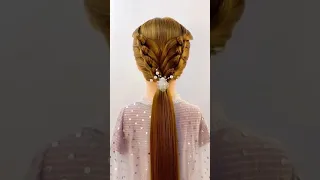 How To: Pull-Through Braid || Easy Braid Hairstyle || New Latest Hairstyle ||  легкая прическа