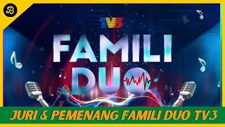 SIDANG MEDIA JURI & PEMENANG FAMILI DUO TV3, MAS IDAYU, AJAI, ZAKI YAMANI, THE JEBATS & WANI & BELLA