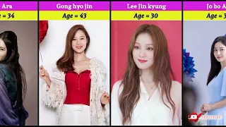 Age of Famous Korean Actress#korean