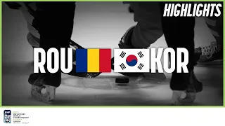 Highlights | Romania vs. Korea | 2022 IIHF Ice Hockey World Championship | Division I Group A