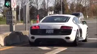 Audi R8 V10- Tunnel Sounds, Driving and Acceleration!