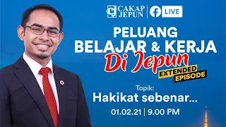 CJ LIVE: Peluang Belajar & Bekerja di Jepun