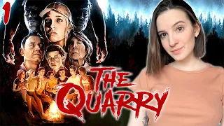 ПЕРВЫЙ ВЗГЛЯД на THE QUARRY | Полное Прохождение игры Карьер на Русском | Обзор | Стрим | Начало