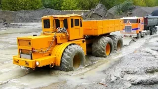 RC Construction Site EXTREME! Heavy RC Trucks & Vehicles in the Mud! Cool RC Toys