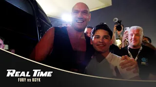 Ryan Garcia Calls Tyson Fury His Favorite Fighter + Reaction from Epic Face off | REAL TIME EP. 4