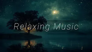 The sound of a bonfire x background music for sleep -soothing music that lulls you into a deep sleep