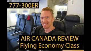 AIR CANADA BOEING 777-300ER ECONOMY CLASS REVIEW | Vancouver to Toronto