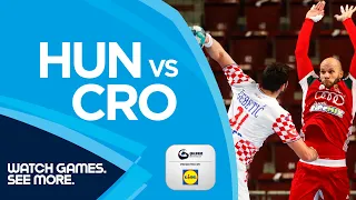 HIGHLIGHTS | Hungary vs Croatia | Round 6 | Men's EHF EURO Cup 2022